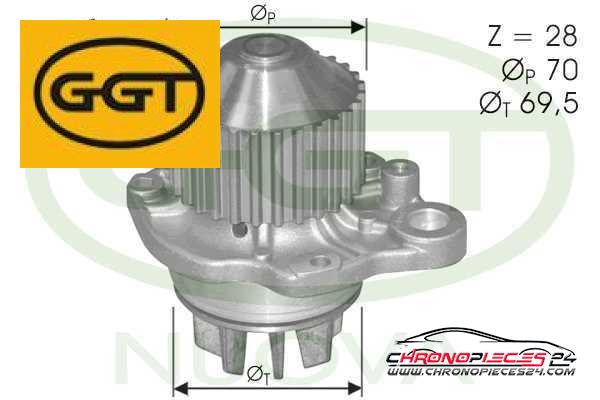 Achat de GGT PA11113 Pompe à eau pas chères