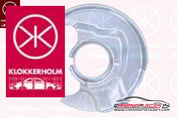 Achat de KLOKKERHOLM 8112377 Déflecteur, disque de frein pas chères