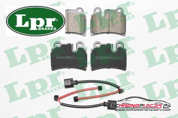 Achat de LPR 05P1380 Kit de plaquettes de frein, frein à disque pas chères