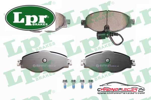 Achat de LPR 05P1834 Kit de plaquettes de frein, frein à disque pas chères