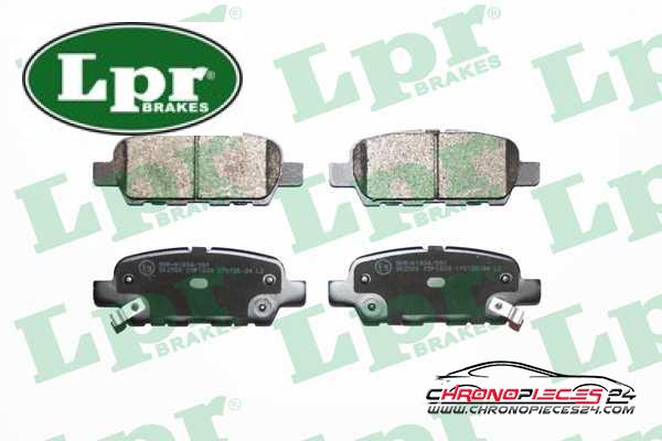 Achat de LPR 05P1839 Kit de plaquettes de frein, frein à disque pas chères