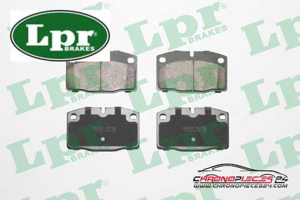 Achat de LPR 05P190 Kit de plaquettes de frein, frein à disque pas chères