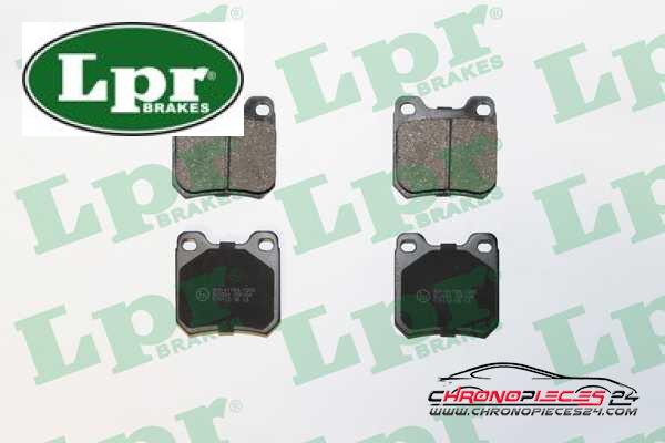 Achat de LPR 05P334 Kit de plaquettes de frein, frein à disque pas chères