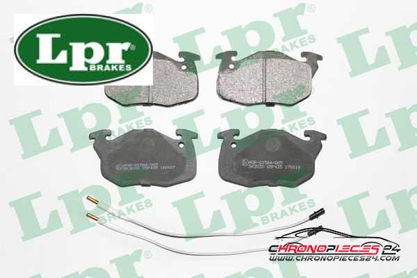 Achat de LPR 05P435 Kit de plaquettes de frein, frein à disque pas chères