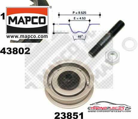 Achat de MAPCO 23802 Kit de distribution pas chères