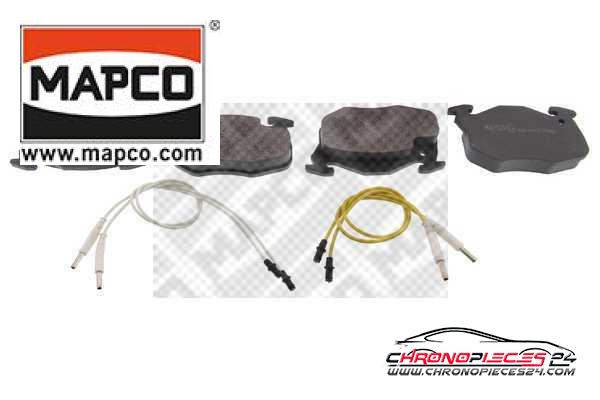 Achat de MAPCO 6189 Kit de plaquettes de frein, frein à disque pas chères