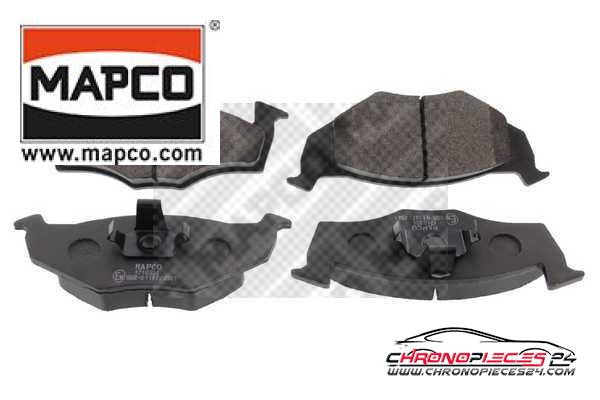 Achat de MAPCO 6406 Kit de plaquettes de frein, frein à disque pas chères