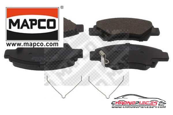 Achat de MAPCO 6407 Kit de plaquettes de frein, frein à disque pas chères