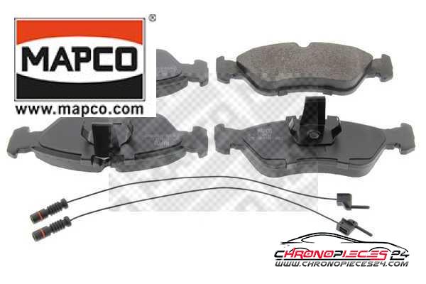 Achat de MAPCO 6513 Kit de plaquettes de frein, frein à disque pas chères