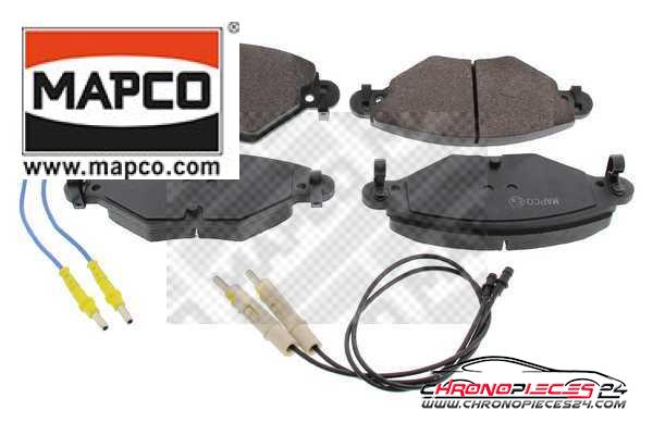 Achat de MAPCO 6565 Kit de plaquettes de frein, frein à disque pas chères