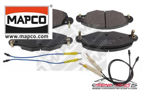 Achat de MAPCO 6566 Kit de plaquettes de frein, frein à disque pas chères