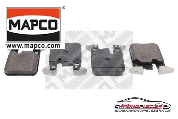 Achat de MAPCO 6638 Kit de plaquettes de frein, frein à disque pas chères