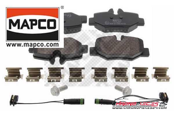 Achat de MAPCO 6801 Kit de plaquettes de frein, frein à disque pas chères