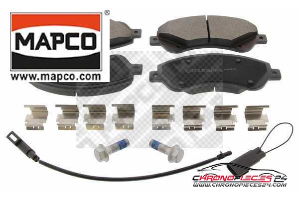 Achat de MAPCO 6855 Kit de plaquettes de frein, frein à disque pas chères