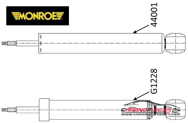 Achat de MONROE 44001 Amortisseur pas chères