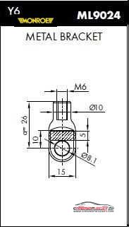 Achat de MONROE ML5522 Vérin, capot-moteur pas chères