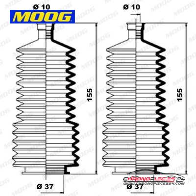 Achat de MOOG K150115 Jeu de joints-soufflets, direction pas chères